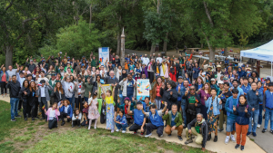 attendees at day of peace event