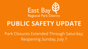 Park Closures Extended through Saturday; Reopening Sunday, July 7
