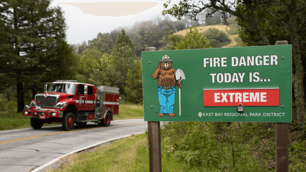 Extreme Fire Danger sign