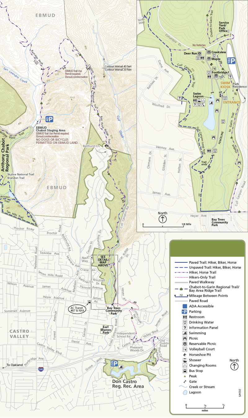 Cull Canyon Map