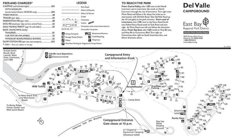 dell valle camp map image