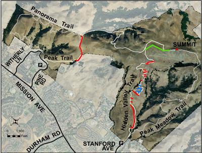 Mission Peak Regional Preserve Trail Runs - Trailstompers Guide to