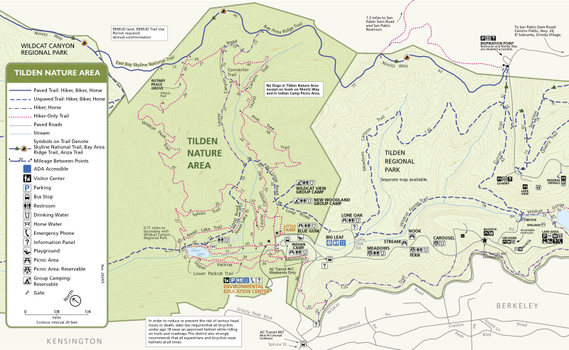 Tilden Nature Area Map